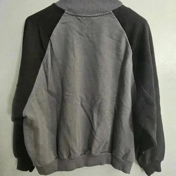 Quicksilver long-sleeved gray & black medium - Picture 6 of 9